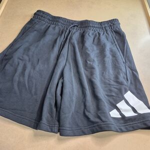 Adidas Men's Black And White Athletic Shorts
